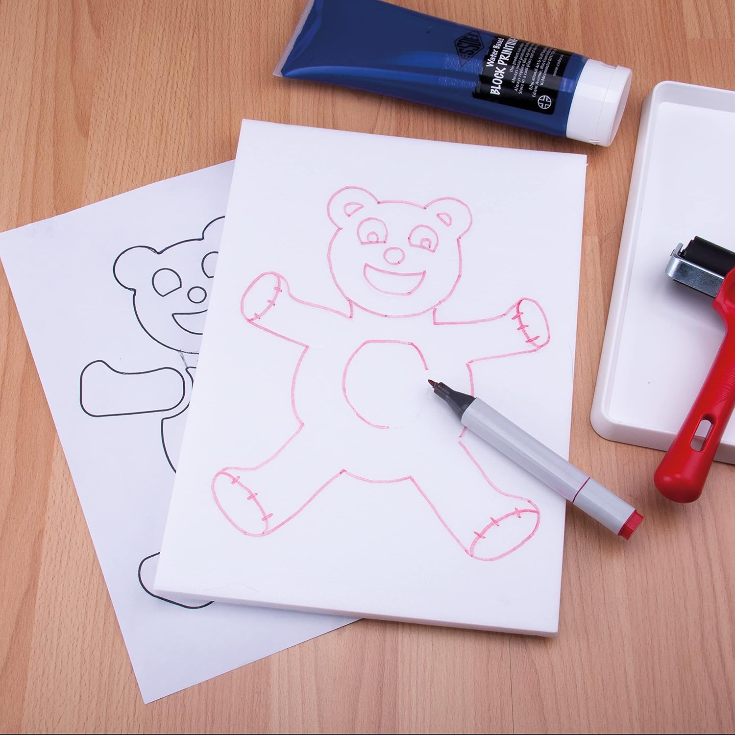 Essdee Block Printing Kit For Kids Essdee Block Printing Kit for